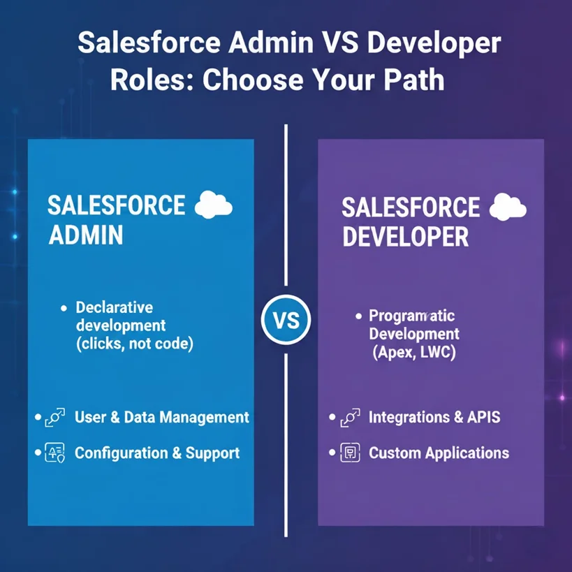 Admin vs Developer Roles