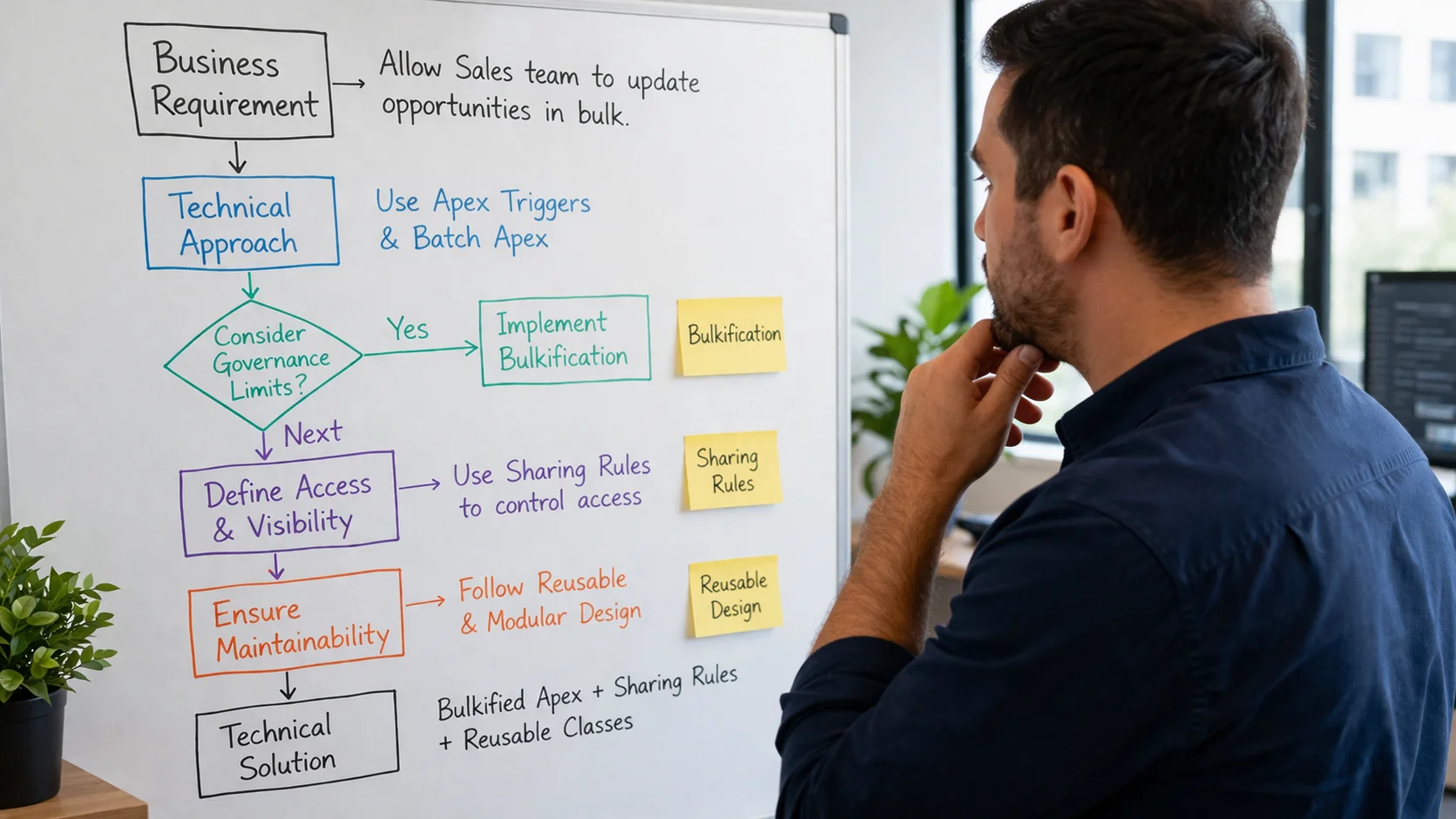 Salesforce Certified Platform Developer qualifying exam sample questions