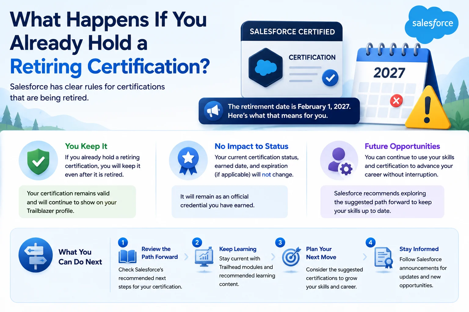 Salesforce Certification Retirement Guide