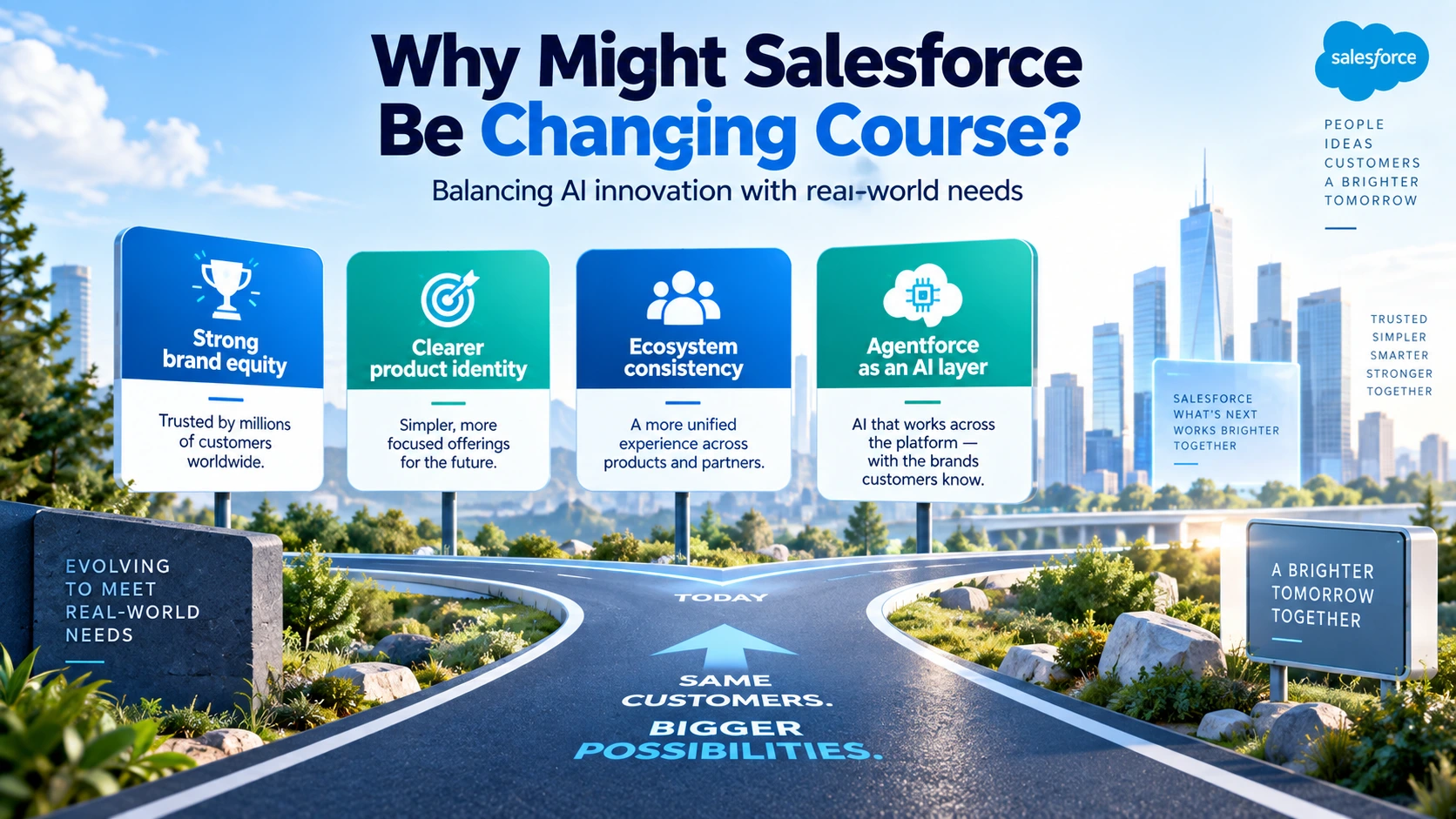 Salesforce Changing Courses